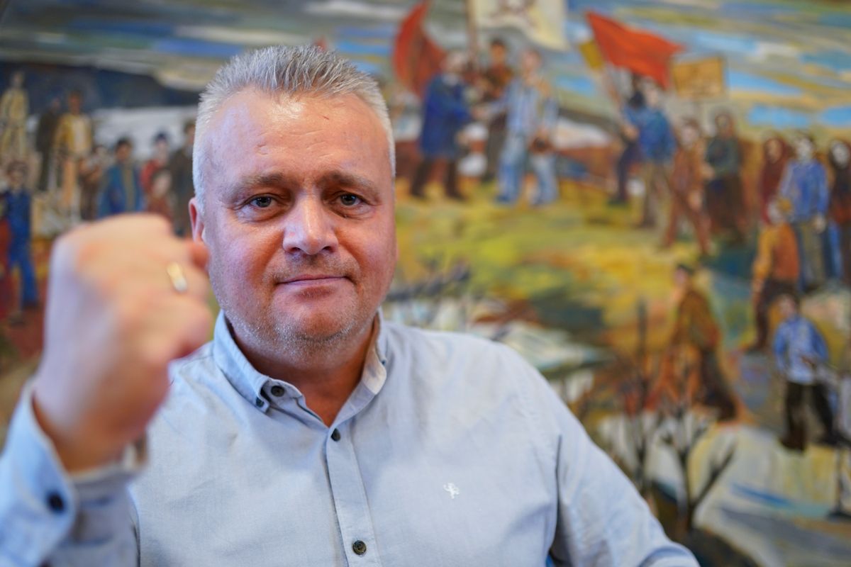 Leder i Fellesforbundet Jørn Eggum vil kjempe for reallønnsvekst i lønnsoppgjøret. Foto: Terje Pedersen / NTB