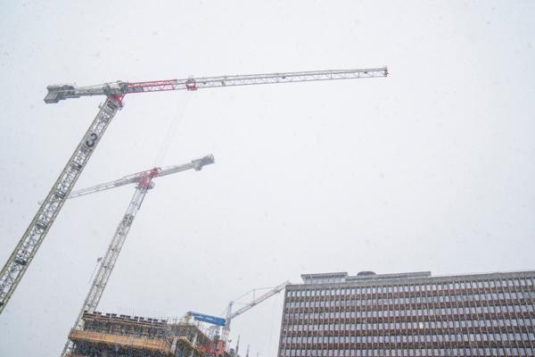 Regjeringskvartalet i Oslo sentrum er Statsbyggs største pågående byggeprosjekt. Illustrasjonsfoto: Fredrik Varfjell / NTB