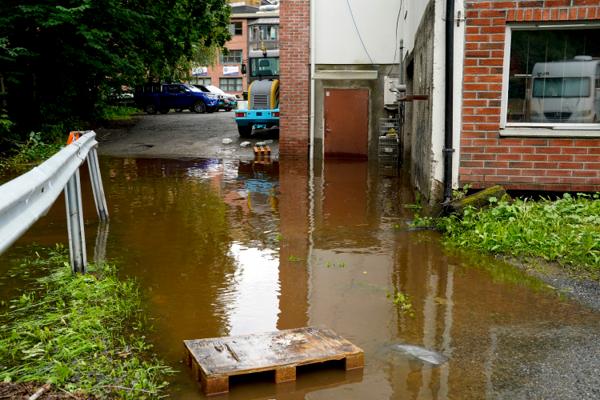 Mye regn som følge av uværet Hans på deler av Østlandet i fjor sommer førte til at flere meldte om vannskader. Arkivfoto: Ørn E. Borgen / NTB
