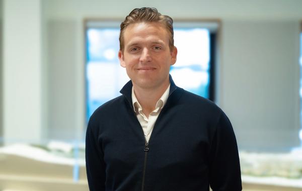 Marius Hole Isager er ansatt som ny prosjektleder i Avantor. Foto: Avantor