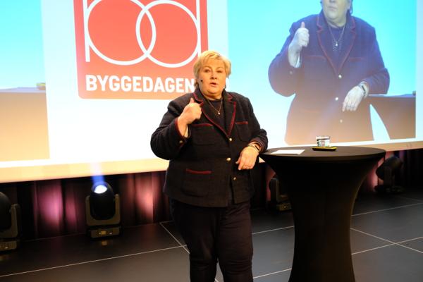 Høyre-leder Erna Solberg. Foto: Marius Lysø