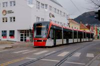Bybanen, her på Kaigaten i Bergen. Foto: Stian Lysberg Solum / NTB