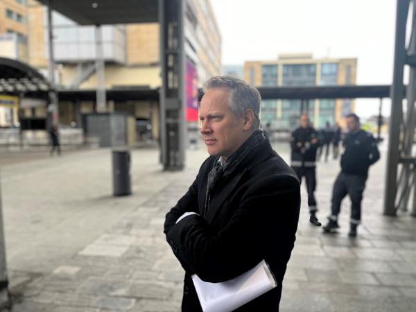 – Klimagassutslippene i transportsektoren må ned, og da må vi også få ned utslippene fra anleggsplassene, sier samferdselsminister Jon-Ivar Nygård (Ap). Foto: Frode Aga