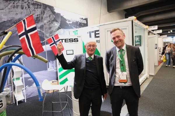 Erik Jølberg og Lars Petter Hauge har klare vekstambisjoner for TESS. –  Målet er at vi skal passere en omsetning på ti milliarder i løpet av to år.