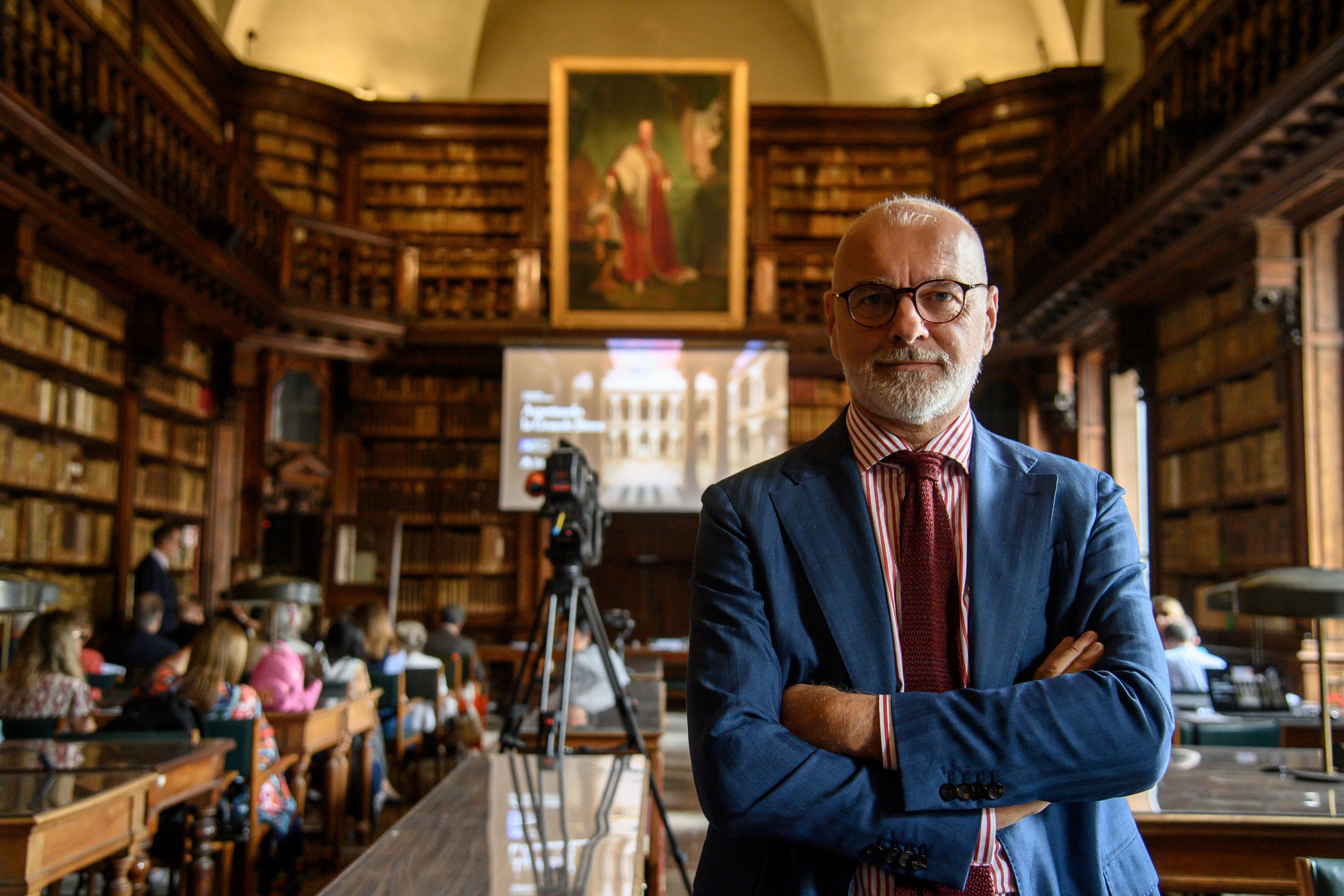 Il direttore dei Musei di Brera è Angelo Crespi.  Foto: Claudio Furlan/Lapresse/AP/NTB