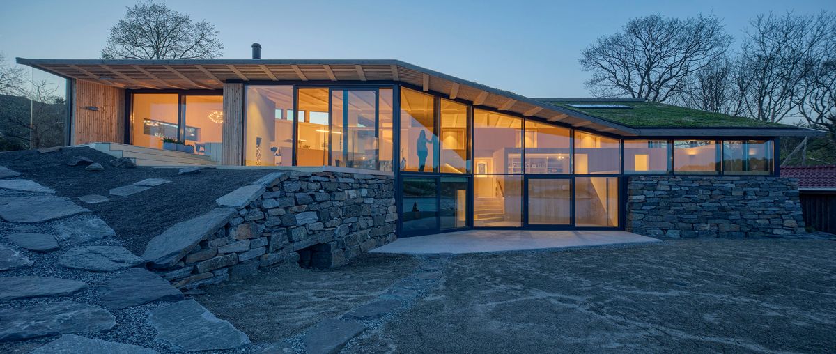 «Summerhouse Reilstad» og Helen Hard ble tildelt «Glassprisen 2019». Foto: Sindre Ellingsen.