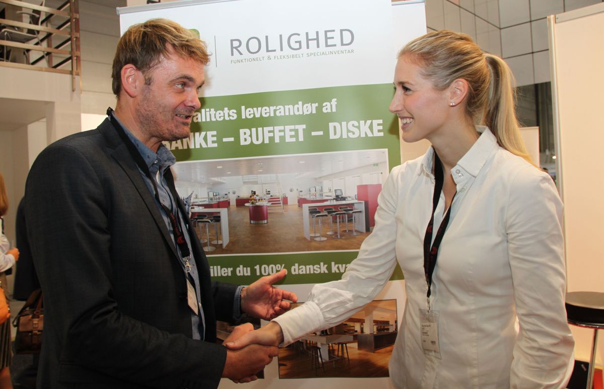 Jan Brinch i Rolighed-Humania og Katrine Skjerpan i HENT er begge fornøyd med det dansk-norske samarbeidet.