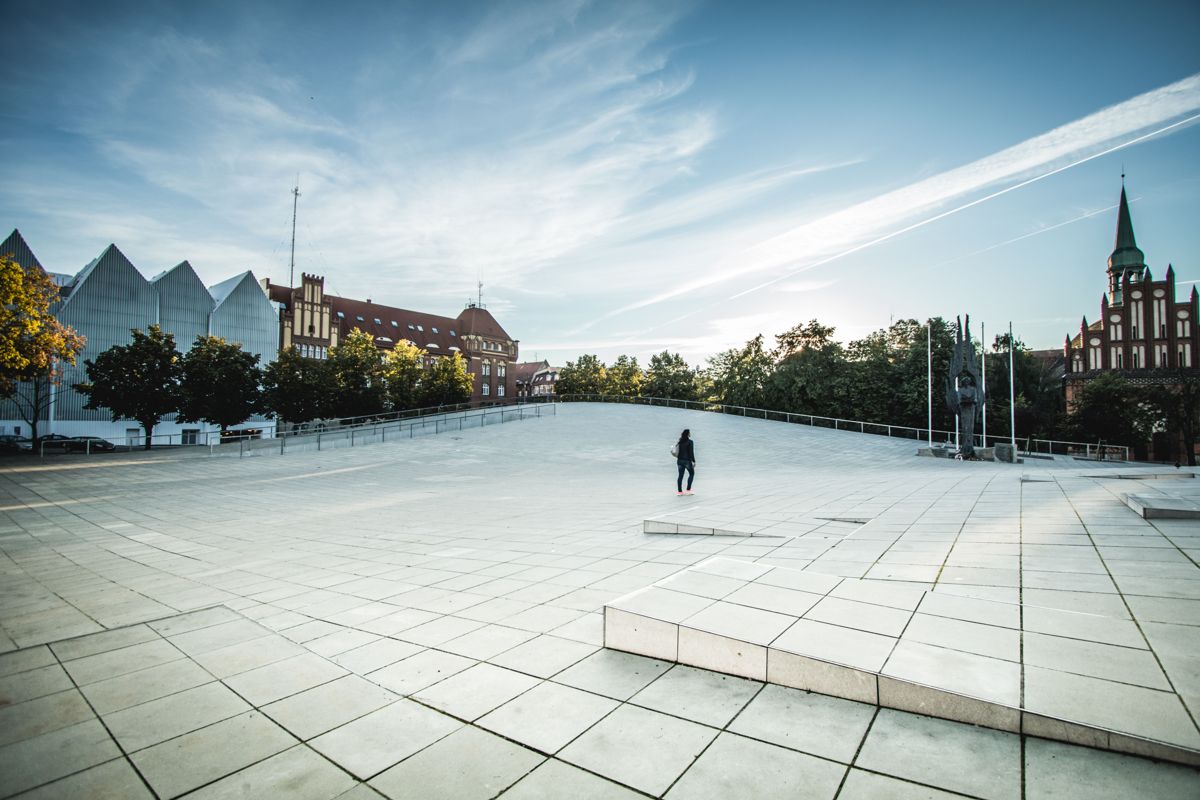 Dialogue Centre Upheavals ved Nasjonalmuseet i Szczecin er kåret til årets verdensbygg i 2016. Foto: Michal Wojtarowicz / Muzeum Szczecin