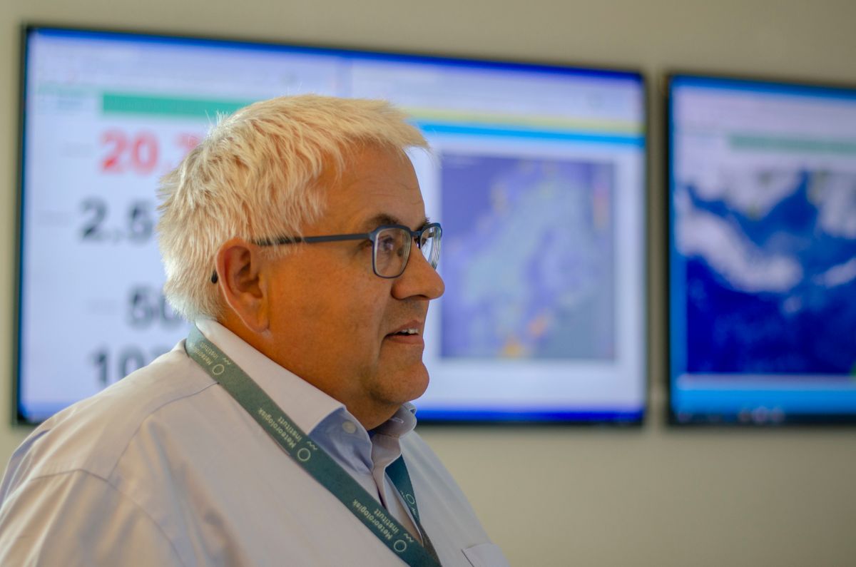 Værvarslingsdirektør Bård Fjukstad i Meteorologisk institutt varsler hyppigere og kraftigere styrtregn.