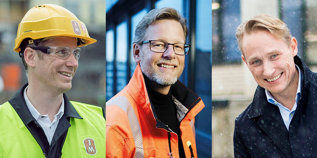 JM, Veidekke og Mestergruppen signerer Grønnvaskingsplakaten