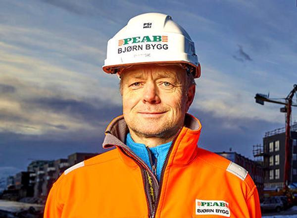 Administrerende direktør Arild Østgård i Peab. Foto: Ørjan Bertelsen