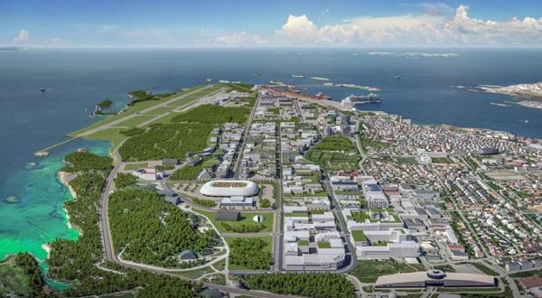 Advansia rigger seg for å være med på nye store utviklingsprosjekter i Bodø og i resten av Nord-Norge. Illustrasjon: Bodø kommune