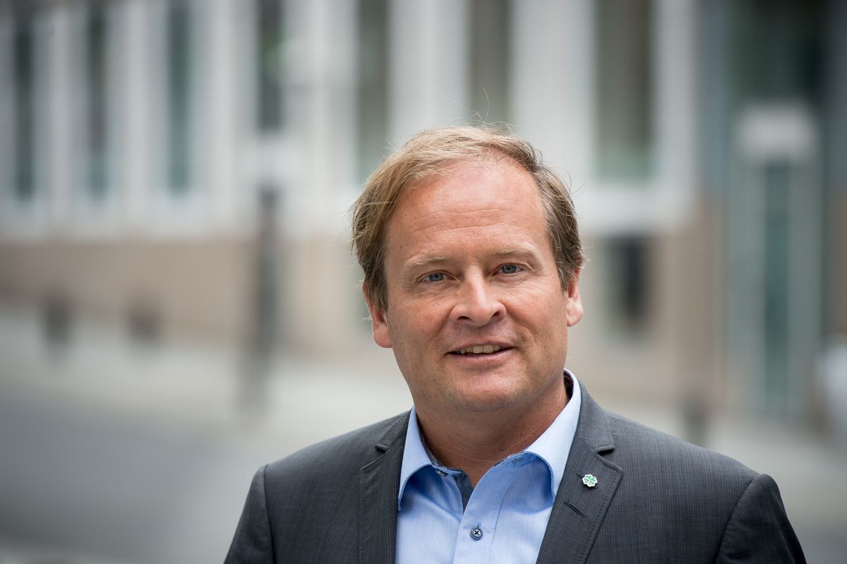 Erlend Grimstad (Sp) er statssekretær i Finansdepartementet. Arkivfoto.