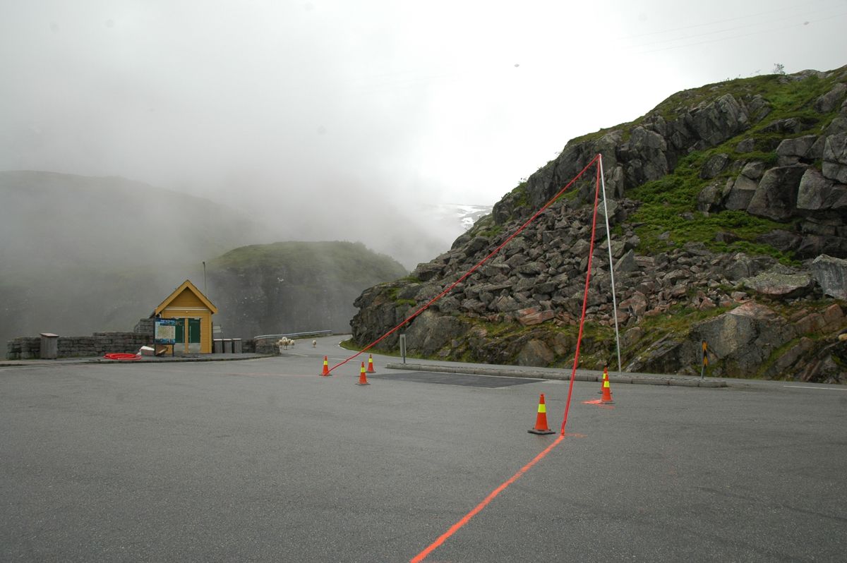 Prøvebygging til «Utsikten» på Gaularfjellet. Foto: Code arkitektur