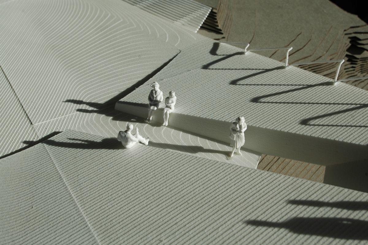 «Utsikten» på Gaularfjellet. Modell og foto: Code arkitektur