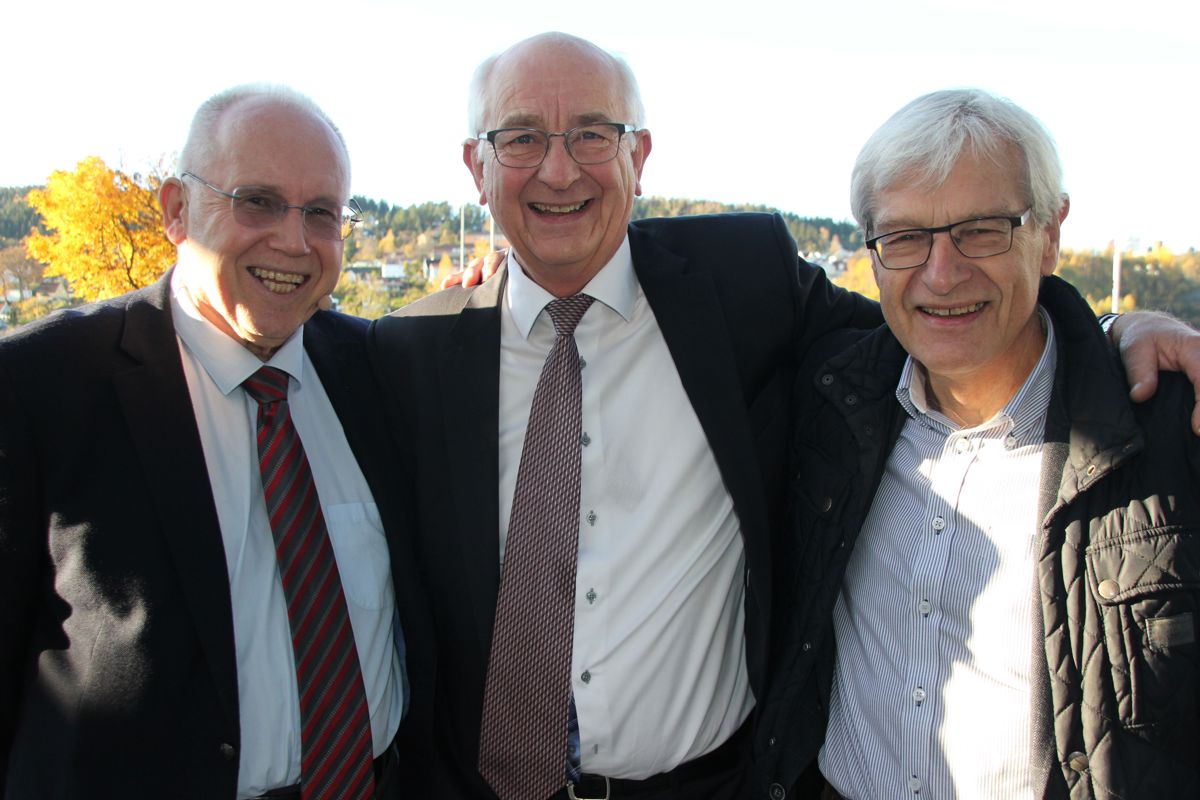 Jan Halstensen, Martin Mæland og Arne Skjelle har store forventninger til årets Bygg Reis Deg. Foto: Svanhild Blakstad