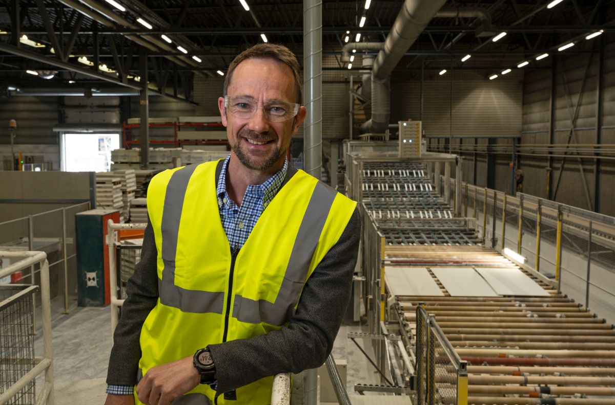 Administrerende direktør Lars Gaustad i Glava. Foto: Trude Nergaard