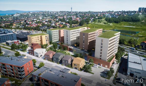 Illustrasjon: Agraff Arkitektur AS, Arkitekturfabrikken AS, Salt Pixel AS