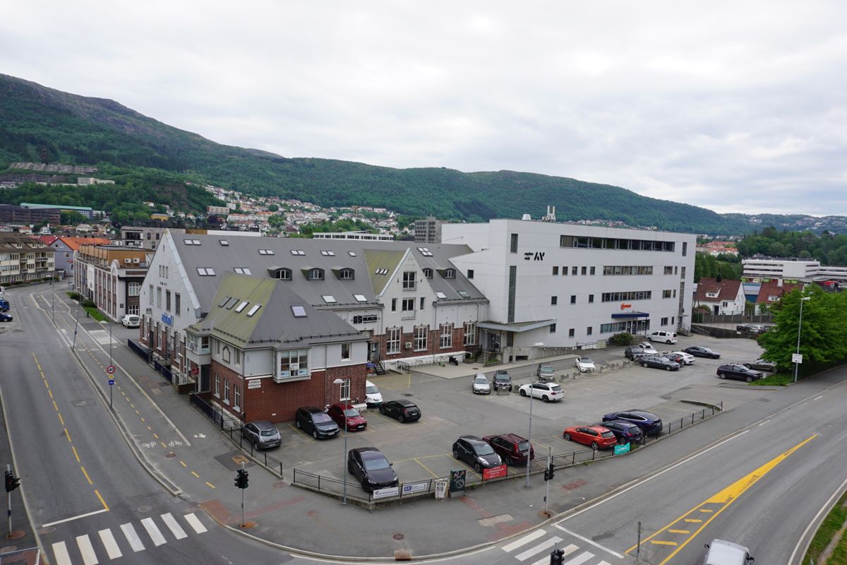OBOS har kjøpt en 25 mål stor eiendom sentralt i Bergen. Foto: OBOS