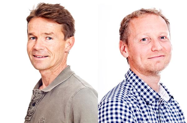 Kåre Hansen (t.v.) og Leif Jarle Gressgård. Foto: NORCE