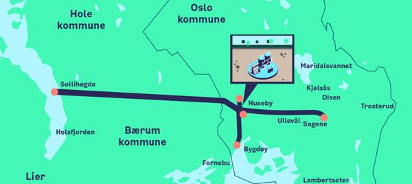 Prosjektillustrasjon Ny Vannforsyning Oslo.