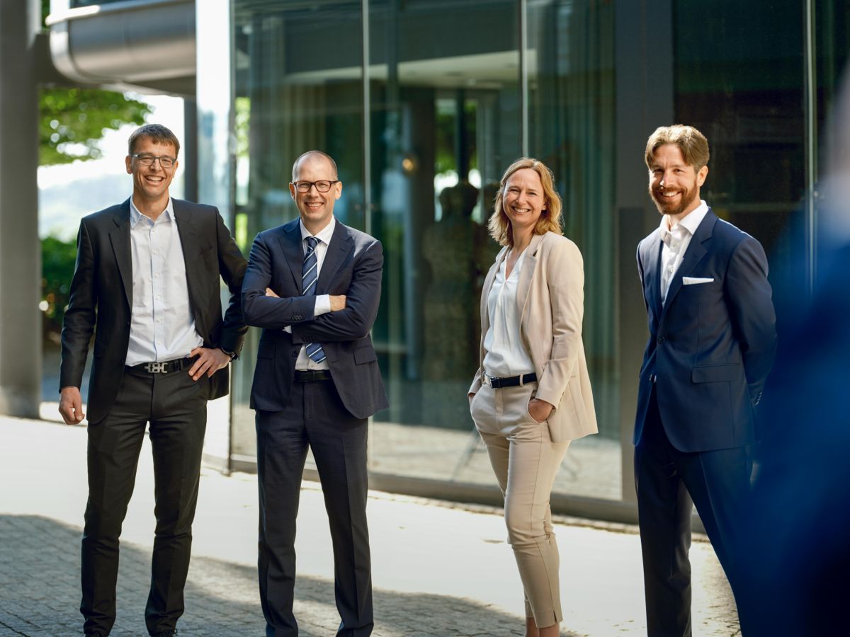 Espen Nyland, Knut Anders Sannes, Naja Dannow og Steffen Kvisler. Foto: Kluge
