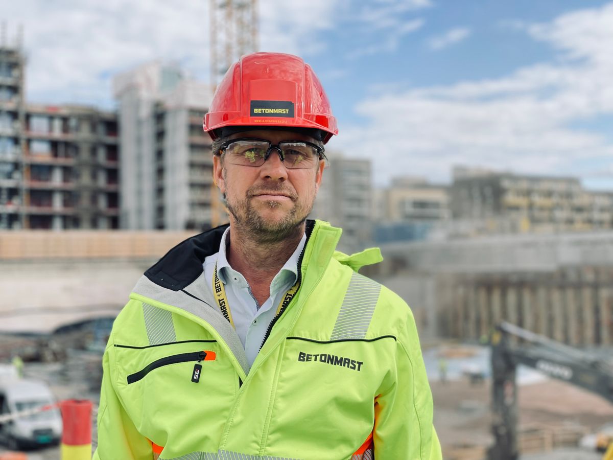 Konsernsjef Jørgen Evensen i Betonmast. Foto: Betonmast