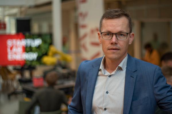 Konserndirektør for teknologi, innovasjon og grønn forretningsutvikling i Skanska, Jo Mortensen. Foto: Sindre Sverdrup Strand