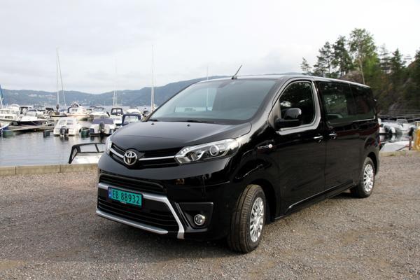 Den norske Toyota-importøren har hatt stor suksess med salget av Proace EV hittil i år. Foto: Truls Tunmo
