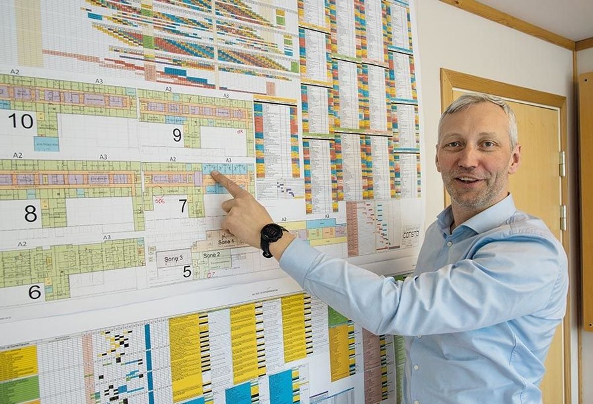Constos prosjektsjef Jens Solvang har vært prosjektleder for den nye fløyen.