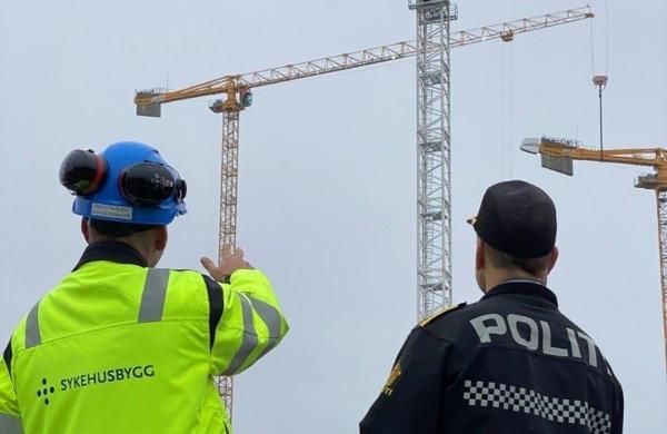 Sykehusbygg HF og politiet samarbeider på byggingen av nytt sykehus i Drammen. Illustrasjonsfoto: Sykehusbygg