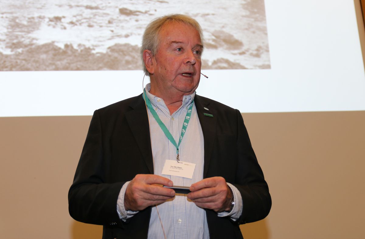 Tor Ole Olsen i Dr. techn. Olav Olsen holdt et historisk innlegg om blant annet Norsk Betongdag.