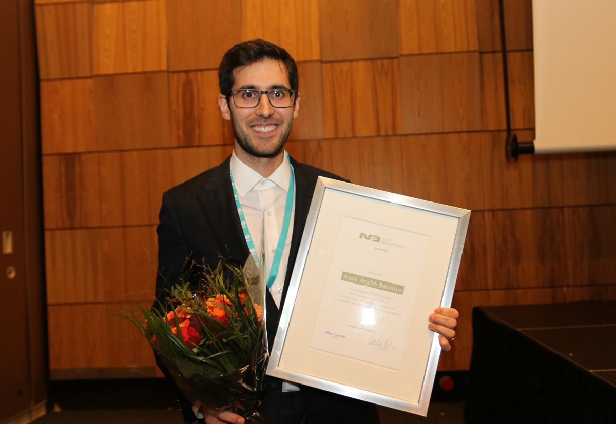 Assis Arano Barenys i Norconsult fikk Norsk Betongforenings FoU-pris for sin PhD-avhandling ved Institutt for konstruksjonsteknikk på NTNU.