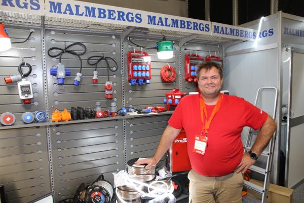Stian Johansen i Malmbergs Elektriske.