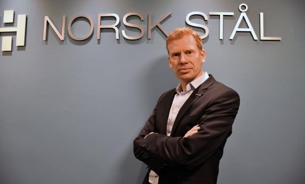 Administrerende direktør Helge Runer i Norsk Stål sier det har vært rekordhøye stålpriser det siste året.