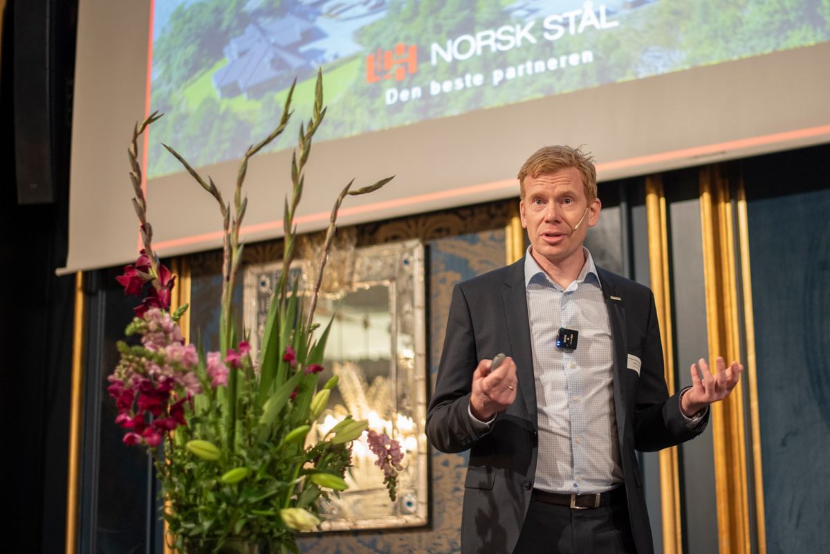 Administrerende direktør Helge Runer i Norsk Stål fortalte om hvordan stålleverandøren har opplevd prisutviklingen under og etter pandemien.