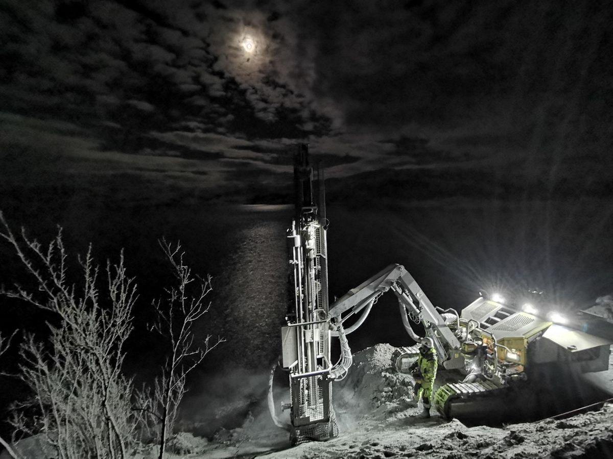 Fra Store Måsevann i Lebesby kommune i Finnmark. Foto: Silje Persson