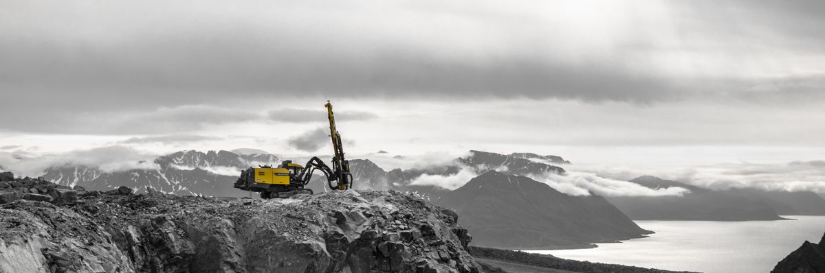 Fra Stjernøya og Sibelco Nordics gruve. Foto: Andreas P. Lorentzen