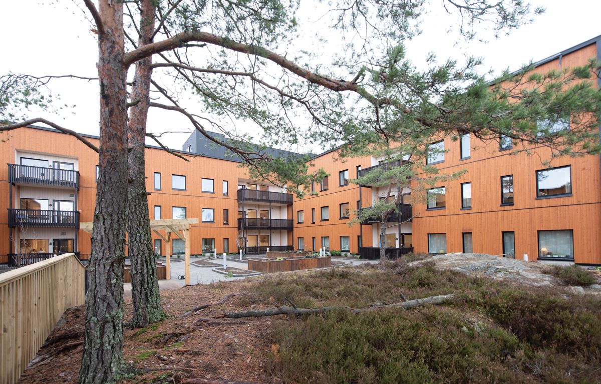 Hurum bo- og omsorgssenter i Filtvedt, 17.11.2021.
Foto: Trond Joelson, Byggeindustrien