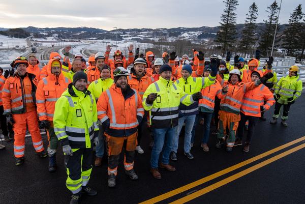 Nye Veier, Peab og Cowi jobber sammen for å bygge ny E6 fra Kvål til Melhus. Dette er det første samferdselsprosjektet i Norge som utføres som integrert prosjektleveranse (IPL). Foto: Nye Veier