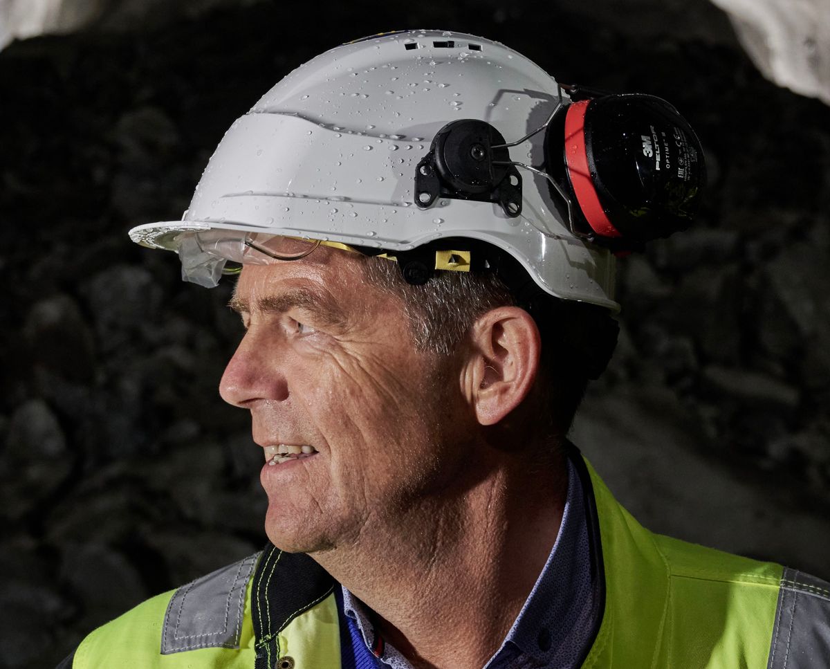 Åsmund Ellingsen er sjef for tunnelentreprenøren Marti i Norge. Foto: Helge Hansen/Marti