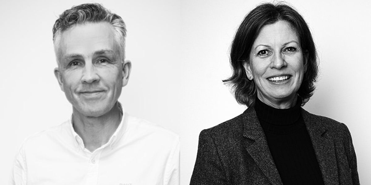 Arne Sivertsen og Cecilie Thiis. Foto: Inventura