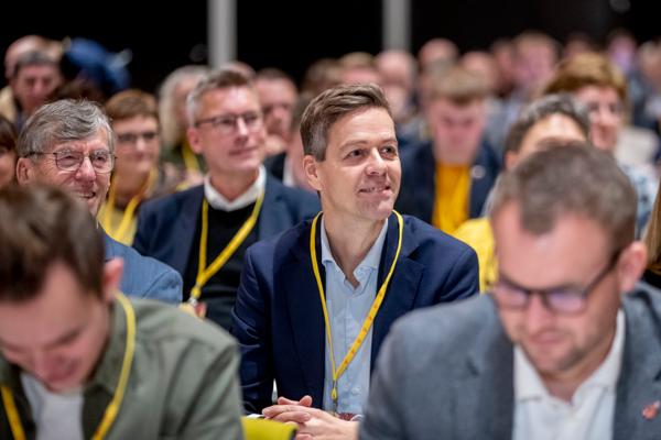 Knut Arild Hareides under KrF landsmøte i fjor. Foto: Javad Parsa / NTB