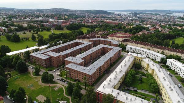 Boligbygg Oslo eier en rekke boliger i Oslo. Her fra Nordre Åsen på Torshov. Foto: Boligbygg