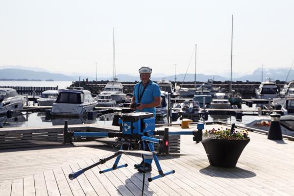 KTV Group har fått en fem år lang vedlikeholdsavtale med et sameie med rundt 100 leiligheter i Bergen. Mye av vedlikeholdet skal utføres med drone. Foto: KTV Group