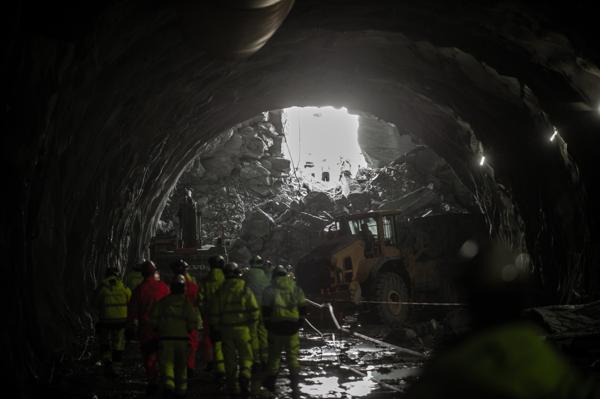 Væretunnelen er én av tre tunneler på E6-prosjektet som går fra Ranheim til Værnes. Også Stavsjøfjelltunnelen og Helltunnelen skal få doble løp. Foto: Nye Veier
