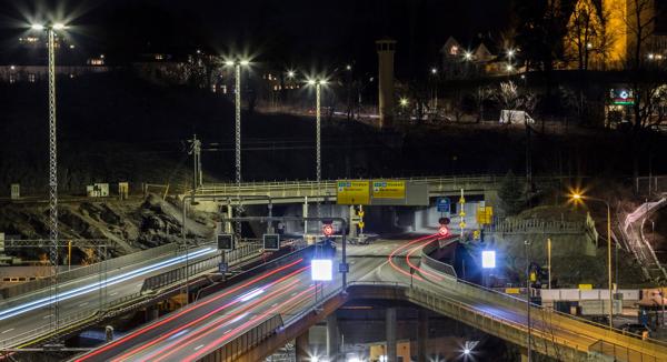 AF Gruppen hadde asvaret for rehabiliteringen av E6 Vålerengatunnelen i Oslo.