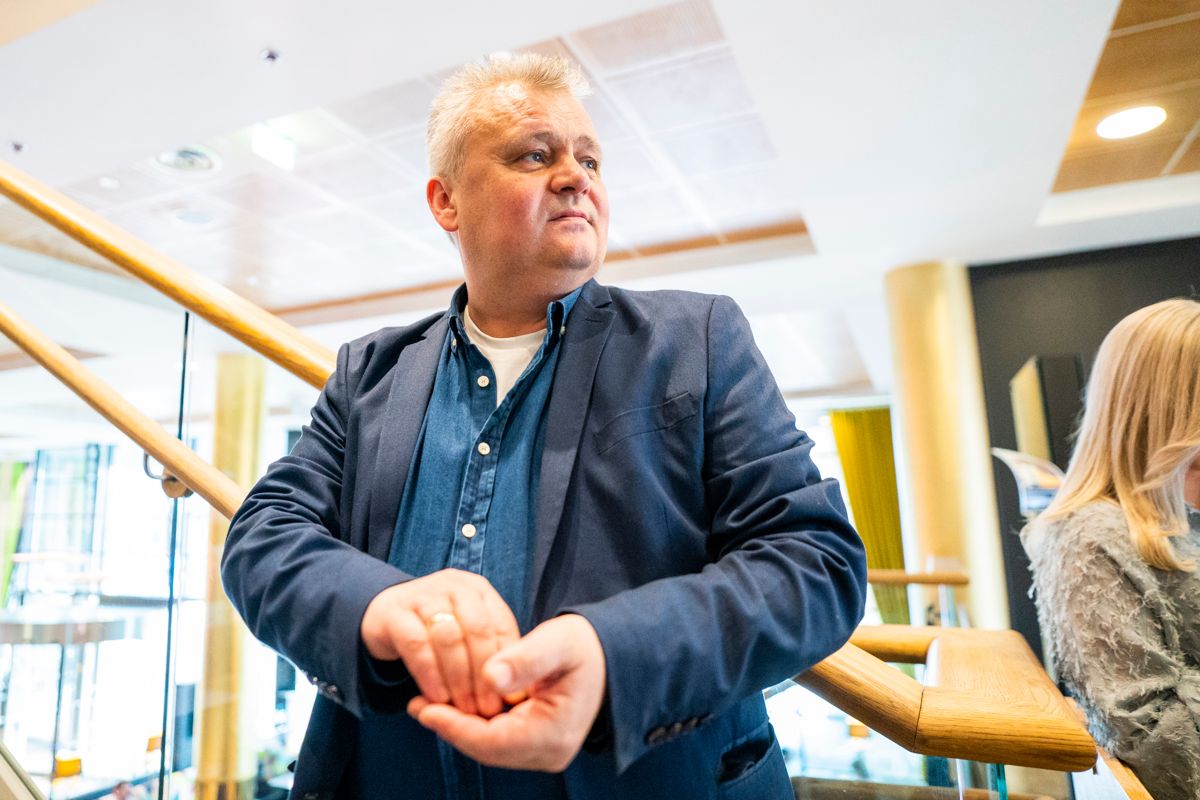 Leder i Fellesforbundet Jørn Eggum sier at Norge kan bli nødt til å sakke farten på klimakuttene. Foto: Håkon Mosvold Larsen / NTB