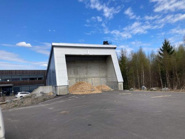 Norsk Bioenergis flisfyringsanlegg i Fokserød i Vestfold. Foto: Norsk Bioenergi