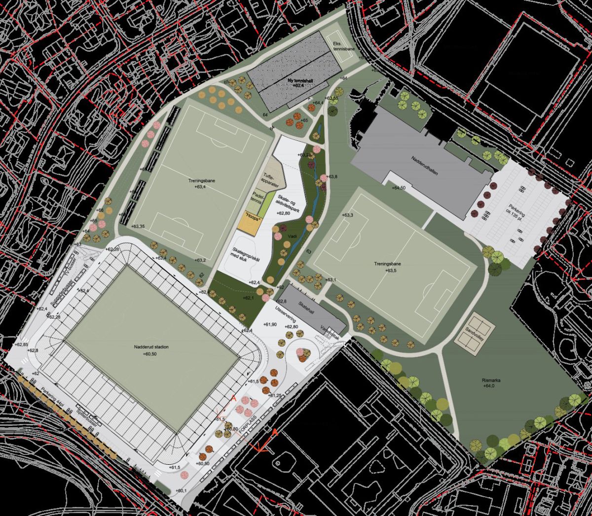 Plankart: Bærum kommune